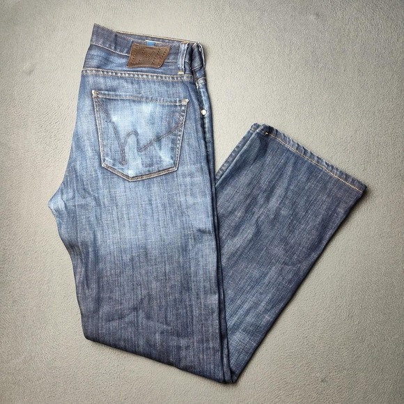 Citizens of Humanity Jeans Mens 32x32 Blue Evans Straight Leg Denim Made in USA - Picture 1 of 13